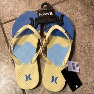 NWT Hurley Mens size 8 *Imperfections* Sandals Flip Flops